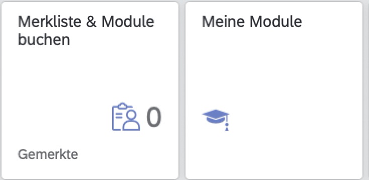 Modulbuchung